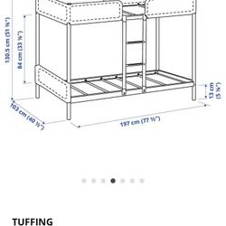 Twin Bunk Bed W/ Mattress Upgrade