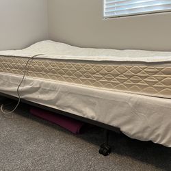 Sleep Number Twin Bed With Box Spring And Frame