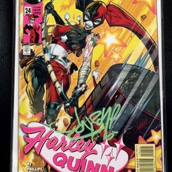 HARLEY QUINN #24 SIGNED BY JONBOY MEYERS-NM
