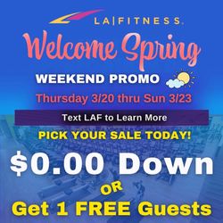 BIGGEST PROMO OF THE YEAR AT LA FITNESS IN HUNTINGTON
