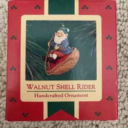 1986 Hallmark Keepsake Christmas Ornament “Walnut Shell Rider”