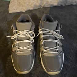 Cool Grey Jorden 11s Low Top 