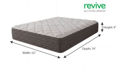 REVIVE 9" DELUXE EURO QUEEN MATTRESS