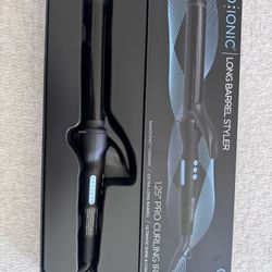 Bio Ionic 1.25’’ Pro Curling Iron , Extra Long Barrel 