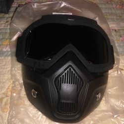 Motorcycle riding face shield Or Paintball Mask