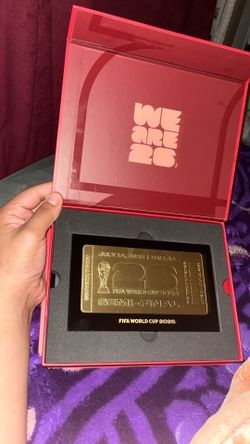 FIFA World cup 2026 Semi-Final Gold Souvenir Ticket Collectible