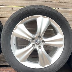 2009-2017 INFINITI FX35 FX37 FX50 QX70 FACTORY WHEELS RIM + TIRES 265/50 R20 OEM - QOI0A1 Auto Parts
