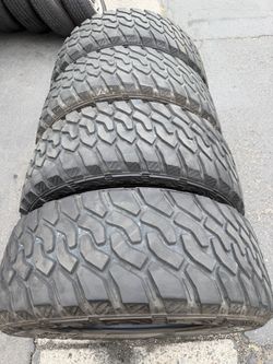 (4) 35x12.50R20 Atlas Priva M/T Tires