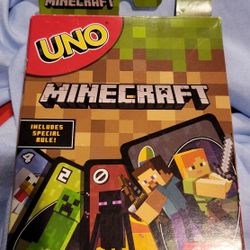 Minecraft Uno Cards