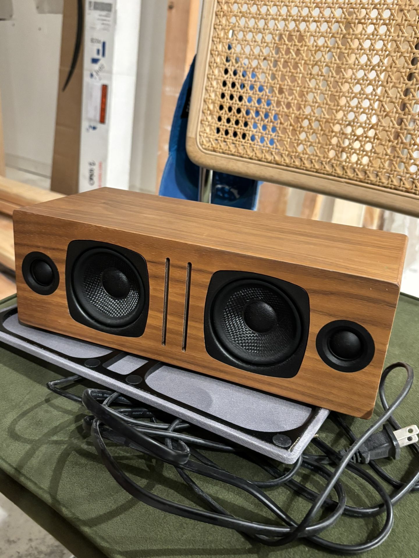 Audioengine B2 Bluetooth Speaker (Walnut)