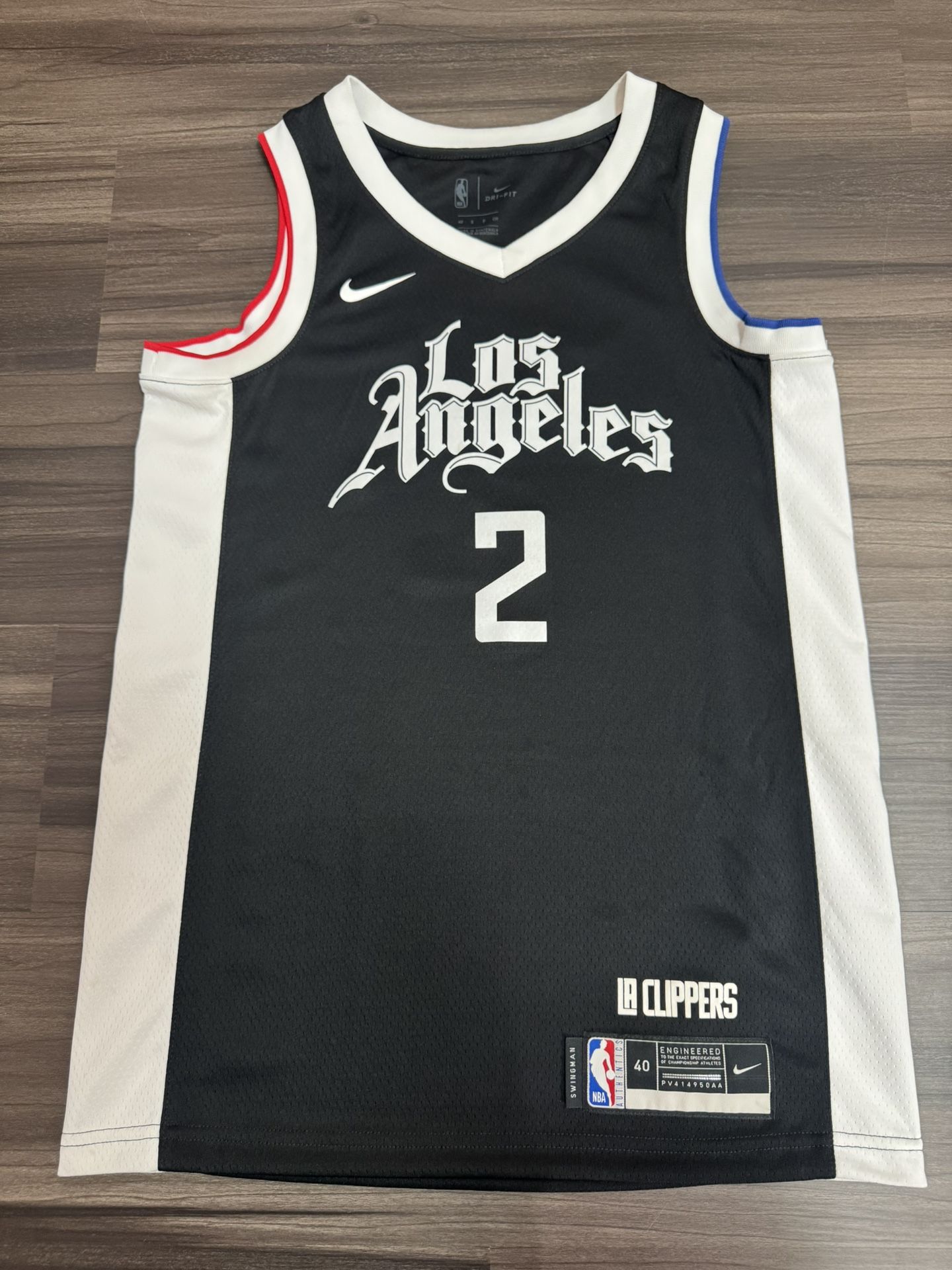 Nike Los Angeles Clippers Kawhi Leonard City Edition NBA Swingman Jersey 40 S