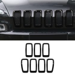 2014 - 2018 jeep Cherokee grille inserts black