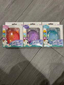 Squishmallow Gelli Gels Squeezy Squish Toys - Pink, Purple and Blue
