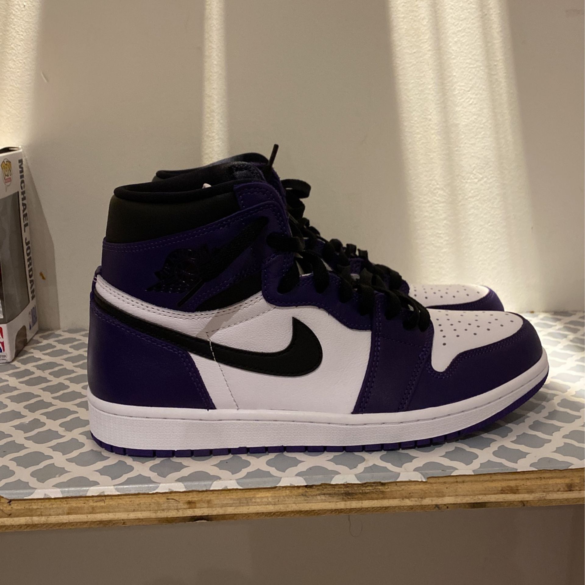 Jordan 1s  Court Purple 