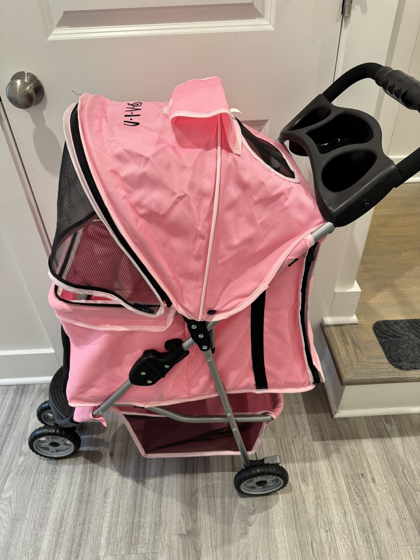 Pink Dog Stroller