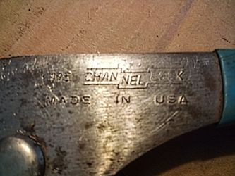 Pair Channellock Pliers 420 & 415 Made in USA.