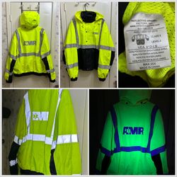 AMR High Visibility Reflective Class 3 Multi Layered Rain Jacket