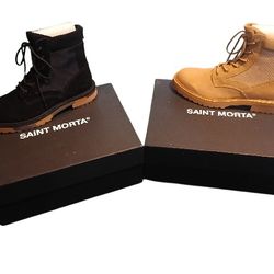 Lot Of 2 Saint Morta Boots