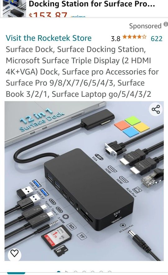 11 In 1 Microsoft Surface Pro .. Dont Have A Surface Pro..Never Used But Selling Used