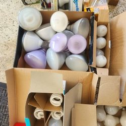 Light Bulbs Various. Some Still New In The Box. Take Them ALL