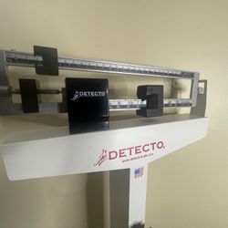 ⏳ Vintage Detecto 439 Physician Beam Scale w/ Height Rod ⏳