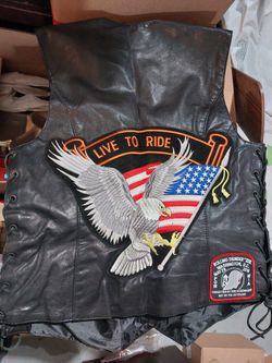 Milwaukee Leather Vest Size Large