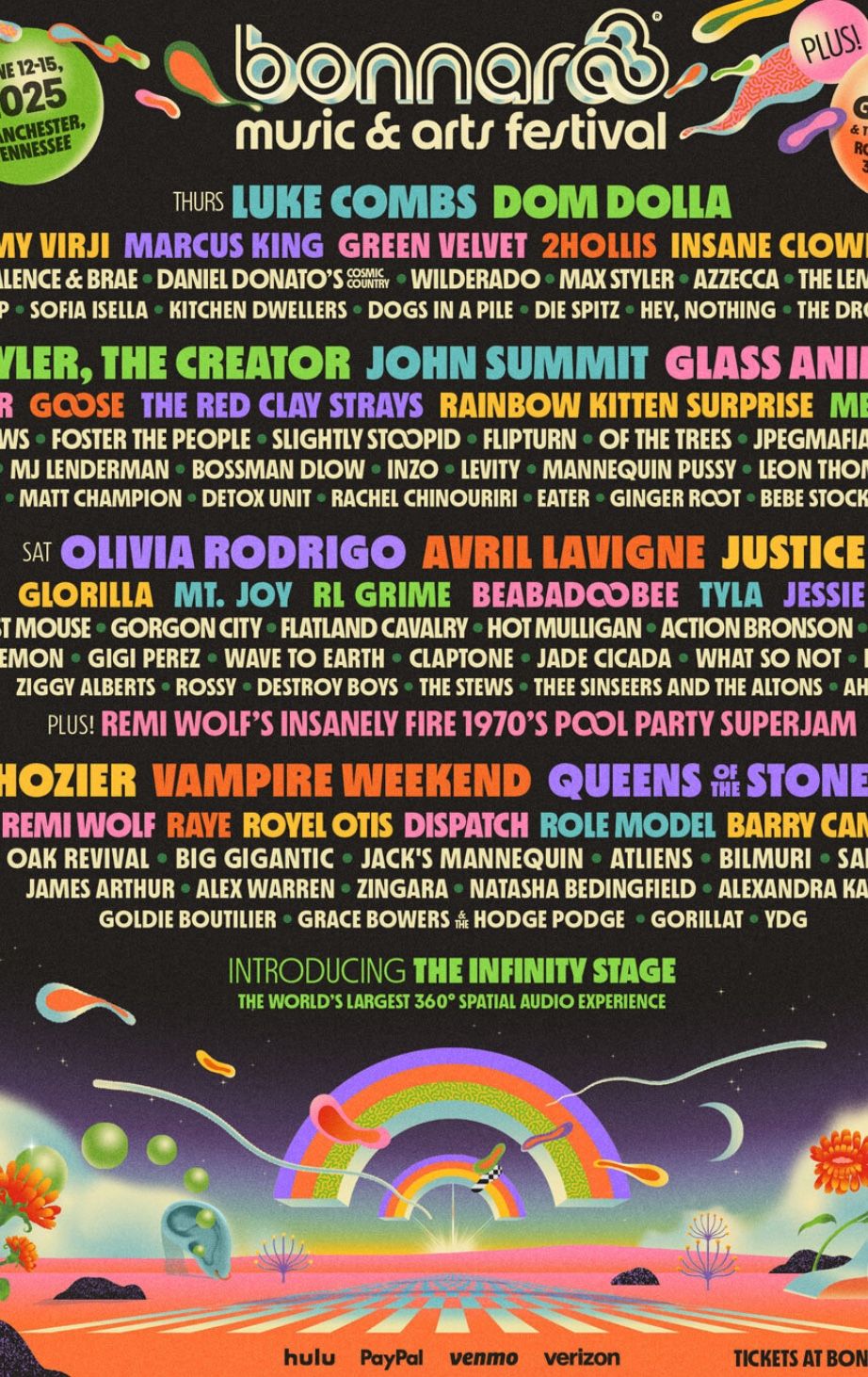 Bonnaroo Music Festival Tickets!!!!