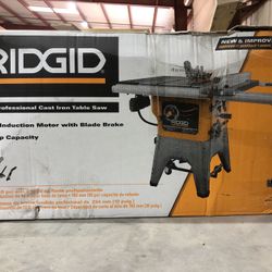 10” Ridgid Professional Table Saw 