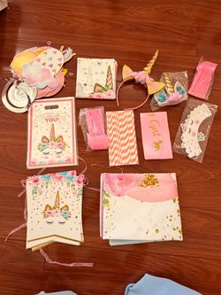 Unicorn birthday party decoration