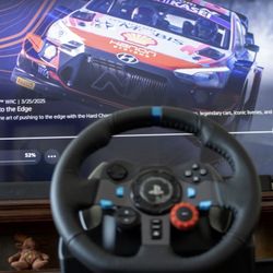 Logitech G29 Racing Wheel Pedals for PS5/Ps4 & Mac + Stand + Cockpit