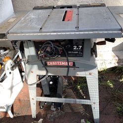 Table Saw And Circular Saw Craftsman Makita