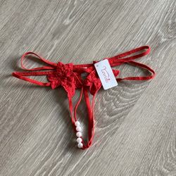 TANGA  🦋🦋 Con Perlas 