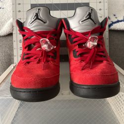 Air Jordan 5 Retro Mid Raging Bull Red Suede