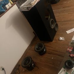 4 10in Subwoofer Box