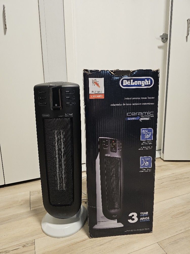 De'Longhi Ceramic Tower Room Heater