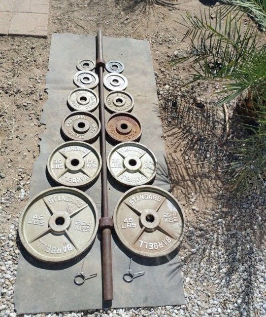 245lbs Olympic Weights+ Barbell 