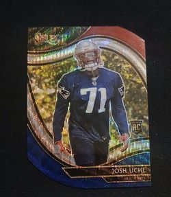 Josh Uche Panini Prizm Die Cut Field Level Rookie Card RC