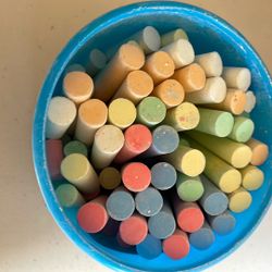 Color And White Chalk