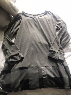 Cute gray flannel dress