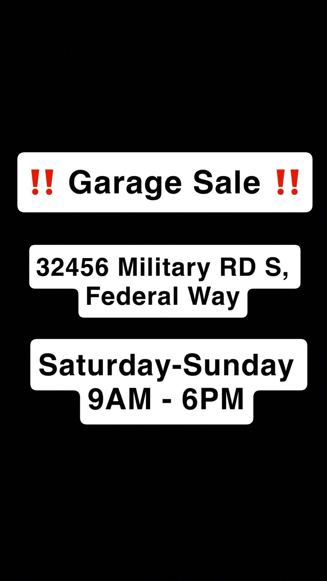 Garage Sale! Thousands Of Items!