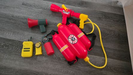 Kids firefighter pretend toy set