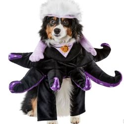 Disney Tails Villain Ursula Little Mermaid Dress Dog Pet Costume Size XL NEW!