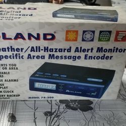 "Midland" Digital Weather / All-Hazard Alert Monitor