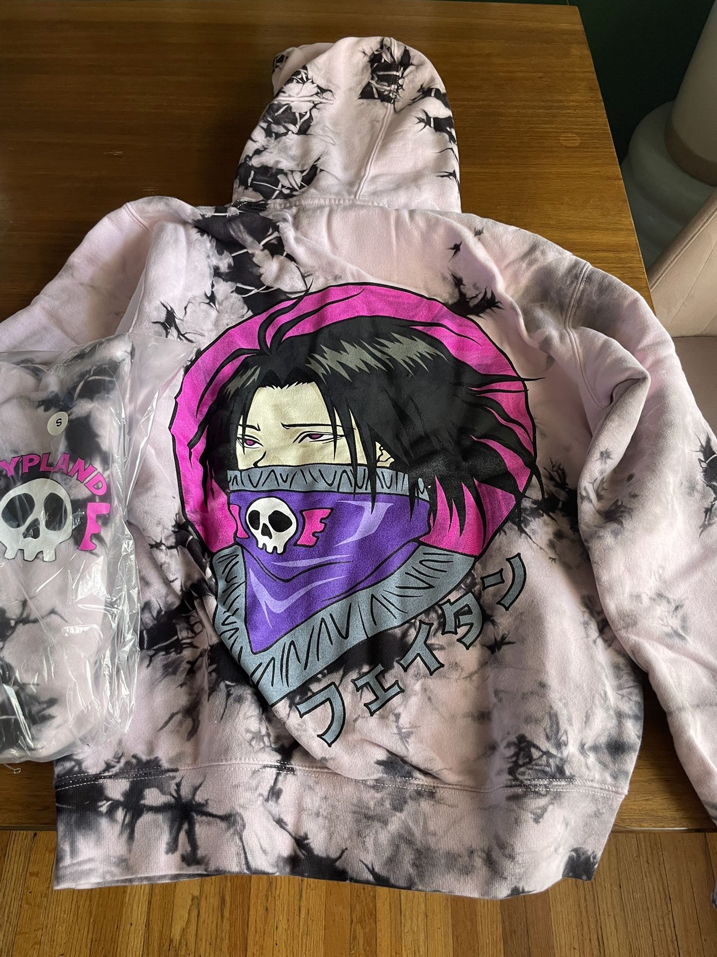 Hunter X Hunter Feitan Tie Dye Hoodie (small)