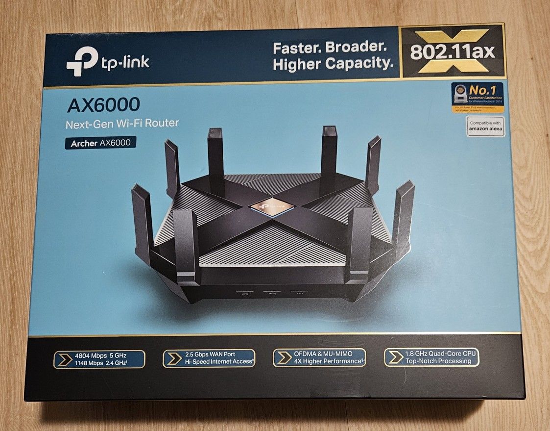 TP-Link AX6000 WiFi 6 Router(Archer AX6000)