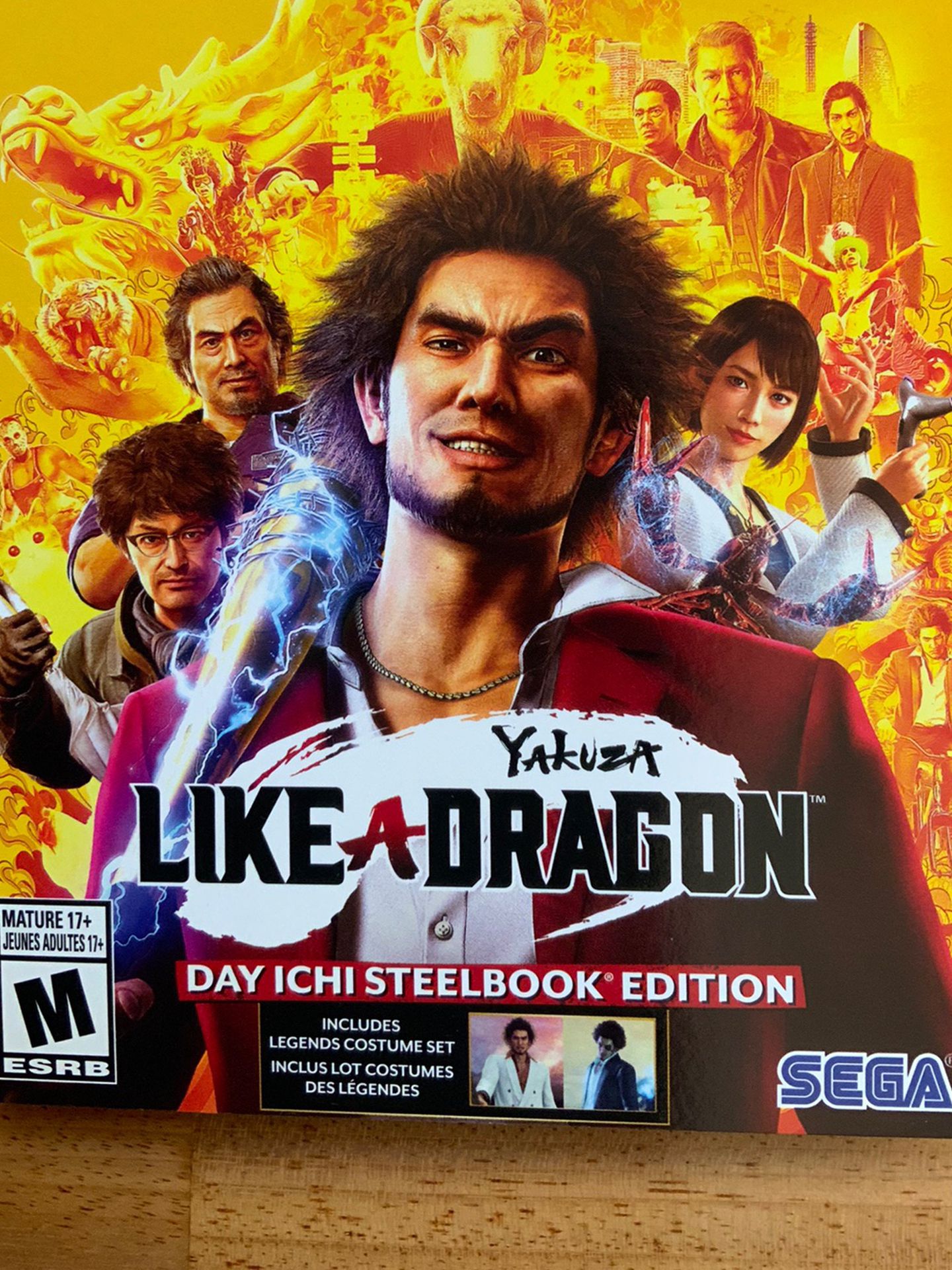 Yakuza Like A Dragon (Yakuza 7) Day Ichi Steelbook Limited Edition PlayStation 4 PS4