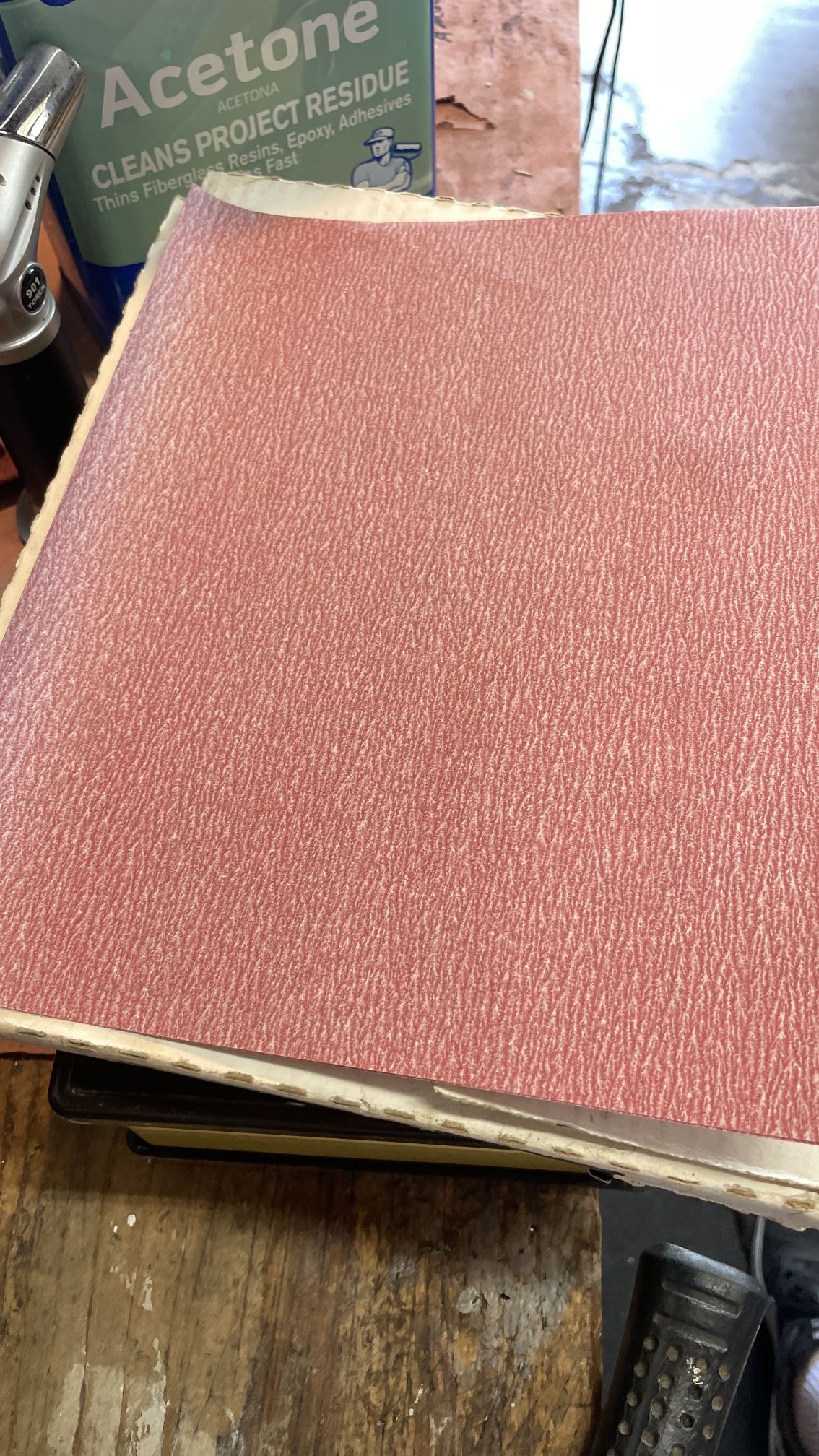 Carborundum Abrasive 9 x 11 Inch Premier Red Sheets