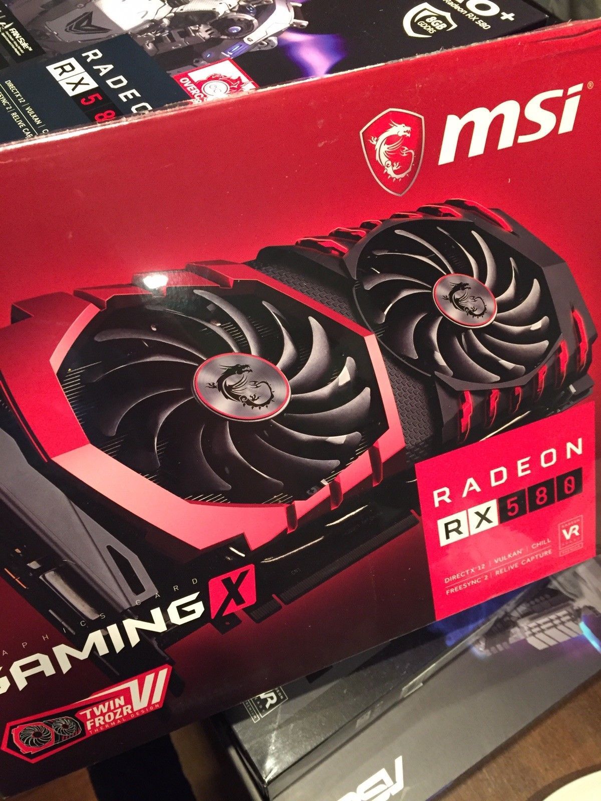 PRICE REDUCED! Awesome! Msi 580 Rx 8 GB PA CAN PICK IT UP TODAY