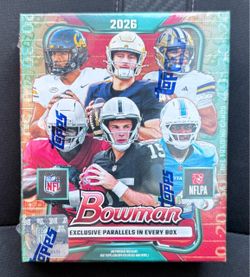 2026 Topps Bowman NFL Trading Cards Hobby Box