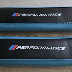 BMW M performance Seat Belt Strap Pads Covers SEE ALL Pix Sold Separately SHIPPING AVAILABLE 